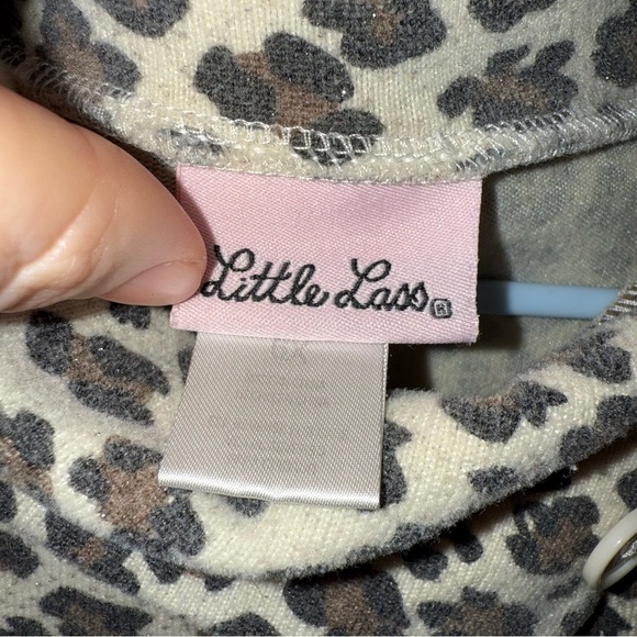 Cheetah Print Collared Little Lass Dress - 6x - Picture 5 of 6